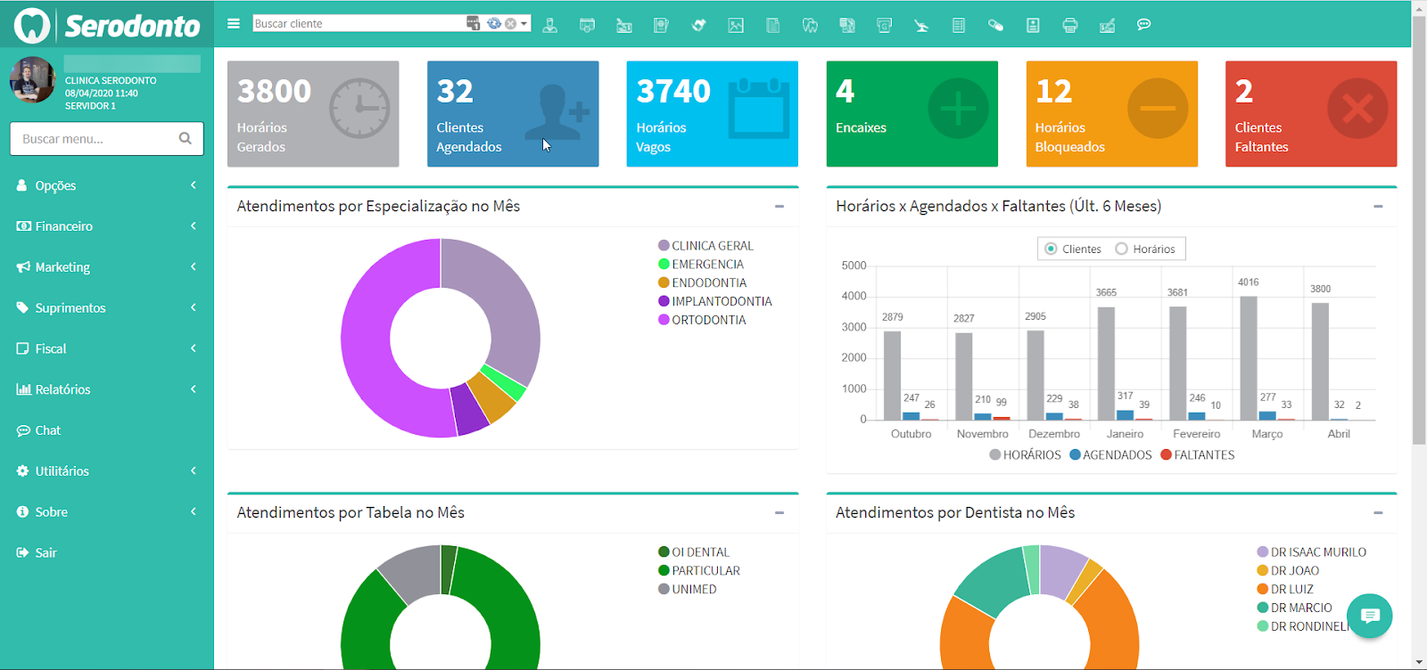 Agenda odontológica eficiente com o Dental Office