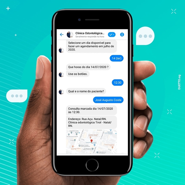 chatbot no Facebook Messenger